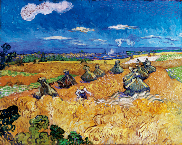  文森特·威廉·梵高  Vincent Willen Van Gogh ——麦田与死神1890